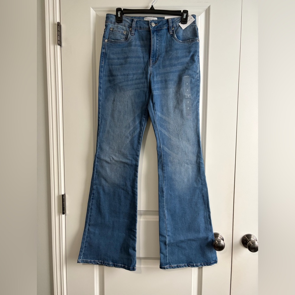 Bluenotes Women's Light Blue Flare Jeans